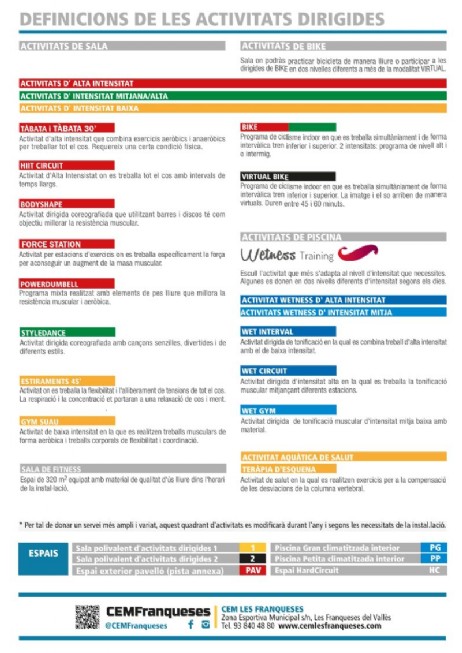 DEFINICI ACTIVITATS DIRIGIDES  del 4 al 17 d`agost